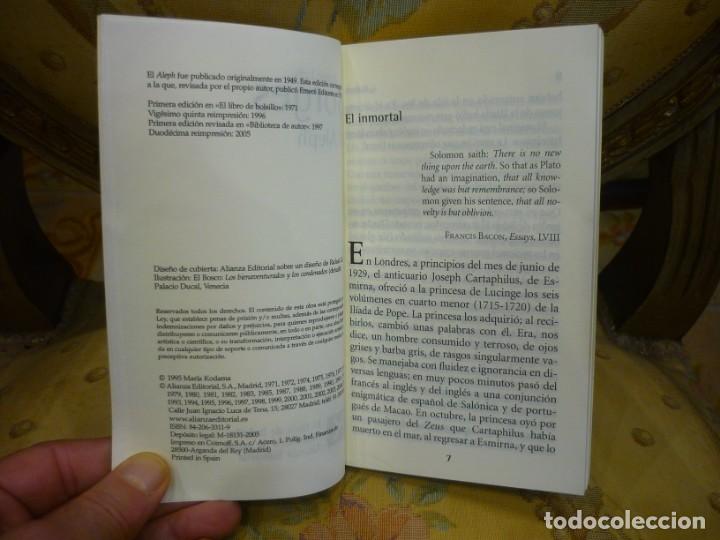 Libros de segunda mano: EL ALEPH, DE JORGE LUIS BORGES. - Foto 5