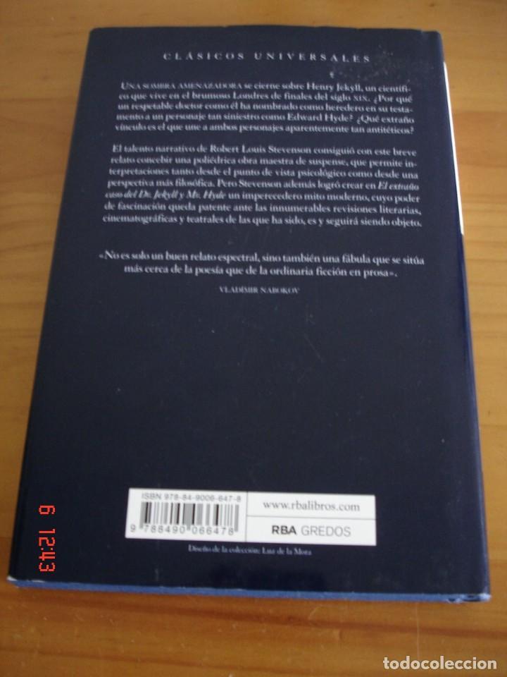 Libros de segunda mano: EL EXTRA&Ntilde;O CASO DEL DR. JEKYLL Y MR. HYDE - ROBERT LOUIS STEVENSON - RBA LIBROS, 2013 - Foto 2