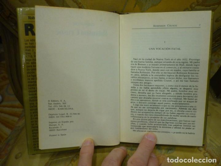 Libros de segunda mano: ROBINSON CRUSOE, DE D. DEFOE. - Foto 5