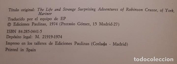 Libros de segunda mano: Robinson Crusoe &ndash; Daniel Dafoe - Foto 2