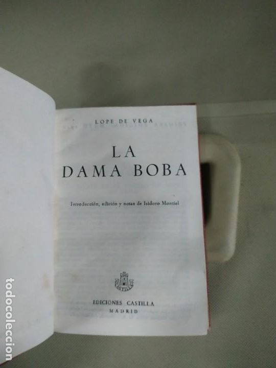 Libros de segunda mano: La Dama Boba - Lope de Vega. Ediciones Castilla. 1948 - Foto 4