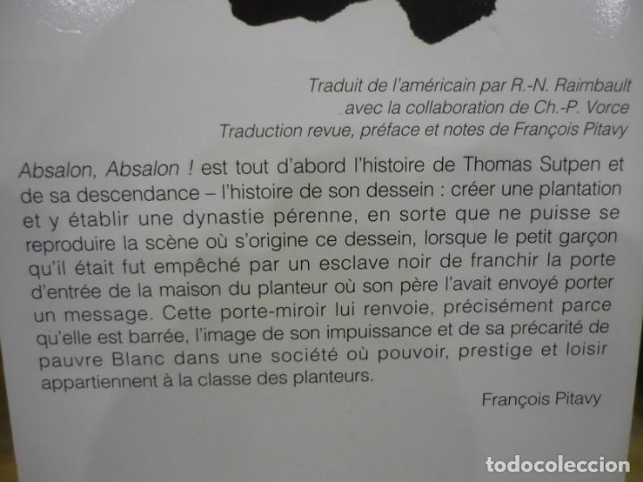 Libros de segunda mano: ABSALON, ABSALON! DE WILLIAM FAULKNER. - Foto 3