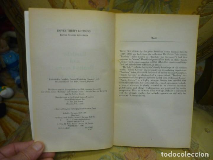 Libros de segunda mano: BARTLEBY AND BENITO CERENO, DE HERMAN MELVILLE. - Foto 5