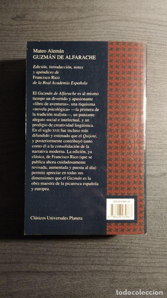 Libros de segunda mano: Guzm&aacute;n de Alfarache  Mateo Alem&aacute;n  Planeta  1999 - Foto 3