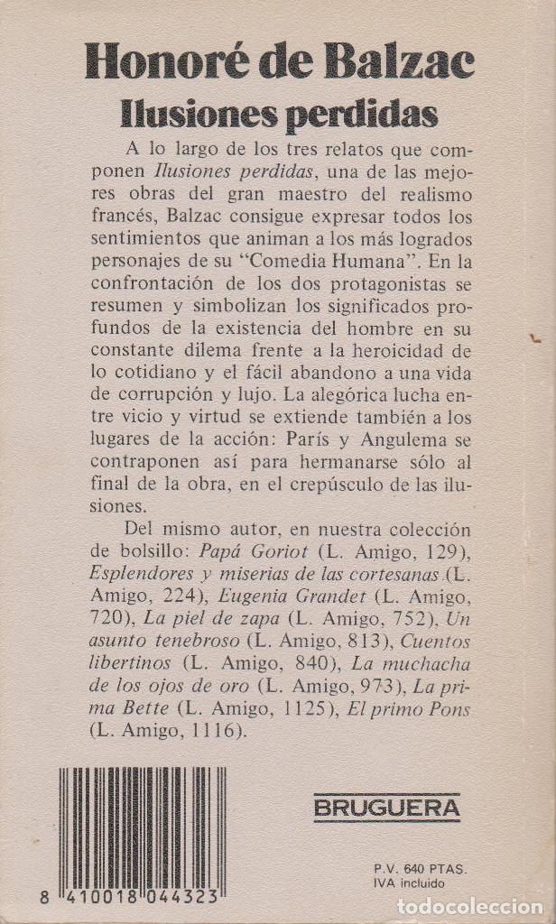 Libros de segunda mano: Ilusiones perdidas - Honor&eacute; de Balzac - Foto 2