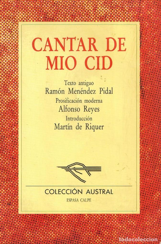 Libros de segunda mano: Cantar de Mio Cid - Colecci&oacute;n Austral - Espasa Calpe - Foto 1