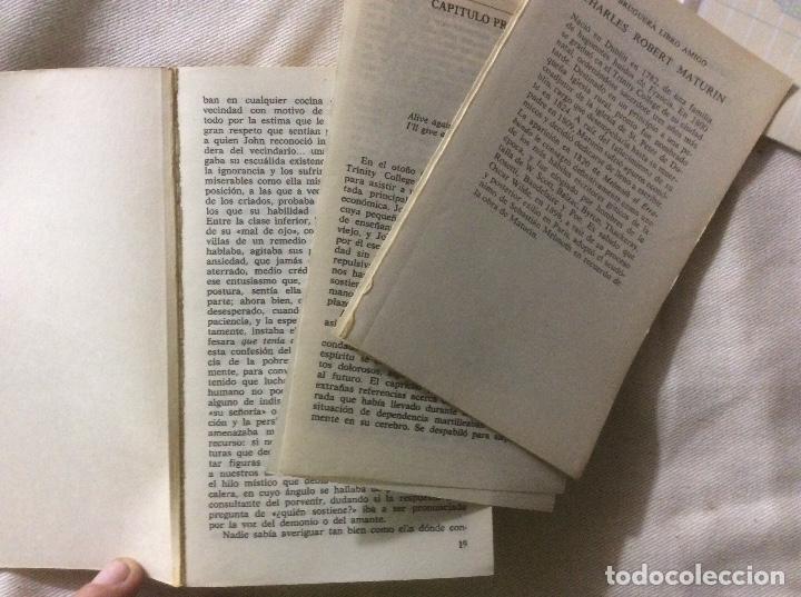 Libros de segunda mano: MELMOTH EL ERRABUNDO - CHARLES MATURIN - BRUGUERA - 1985 - Foto 2