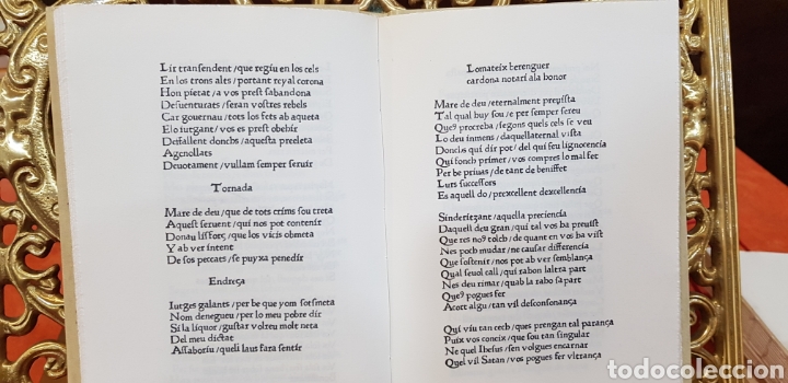 Libros de segunda mano: LES TROBES EN LAHORS DE LA VERGE MARIA,facsimil - Foto 6