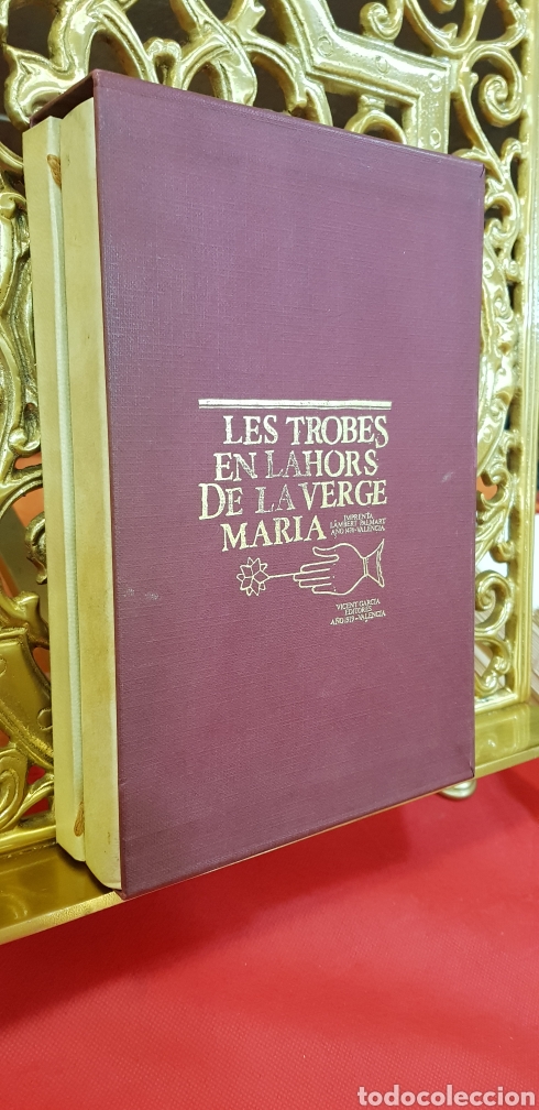 Libros de segunda mano: LES TROBES EN LAHORS DE LA VERGE MARIA,facsimil - Foto 1