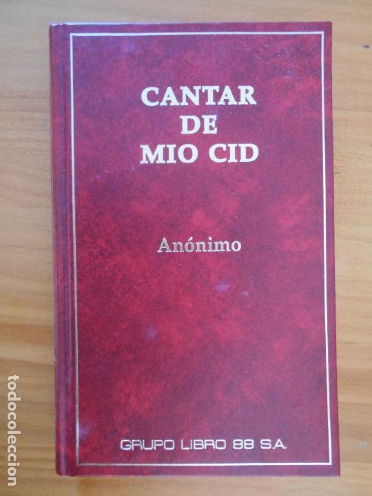 Libros de segunda mano: CANTAR DE MIO CID - ANONIMO - TAPA DURA (7I) - Foto 1