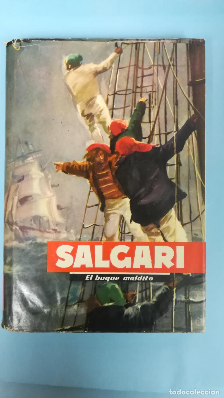 Libros de segunda mano: Salgari. El buque maldito - Foto 1