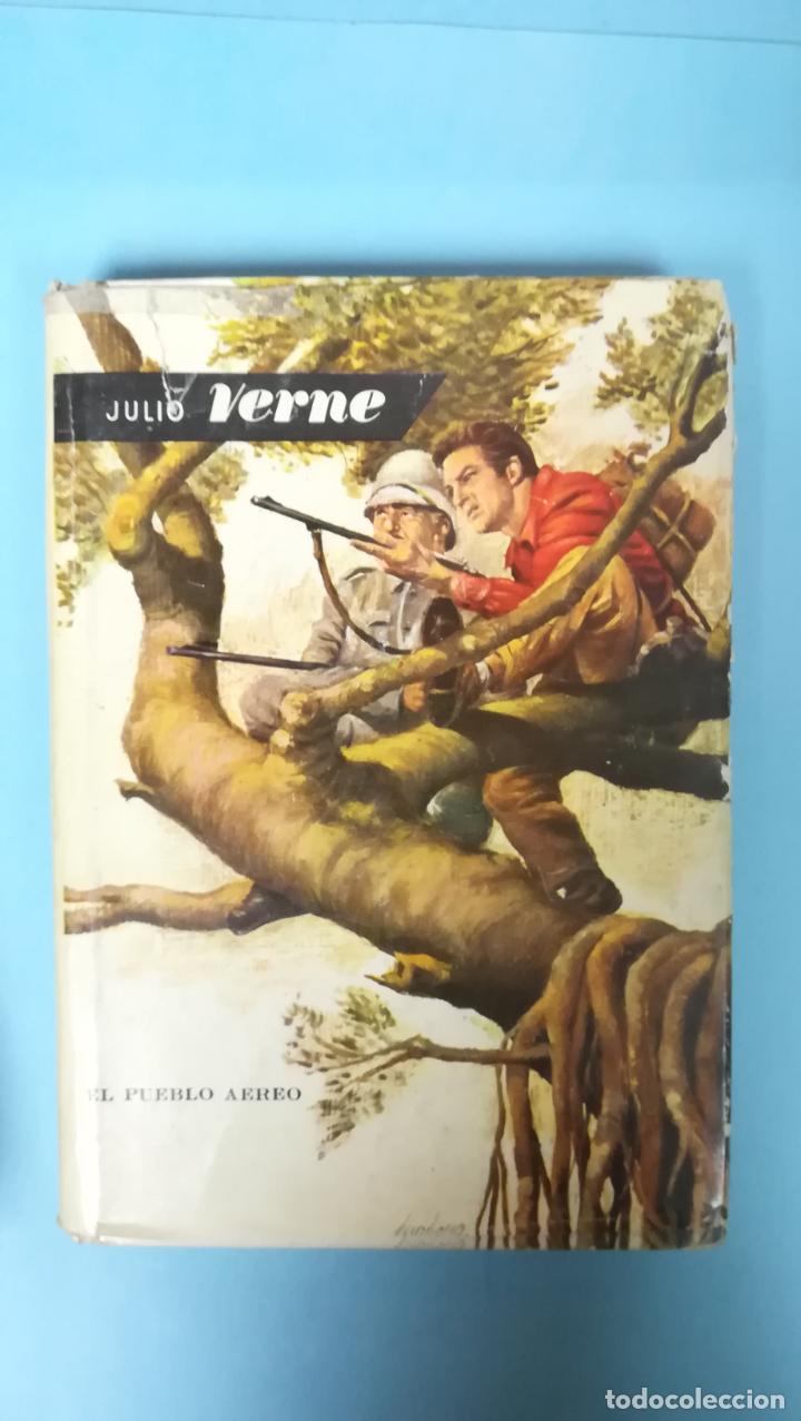 Libros de segunda mano: Julio Verne. El pueblo aereo - Foto 1