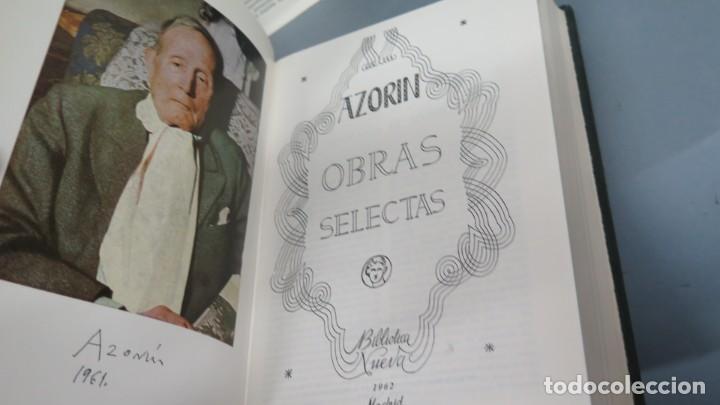 Libros de segunda mano: 1962.- OBRAS SELECTAS. AZORIN. BIBLIOTECA NUEVA - Foto 2