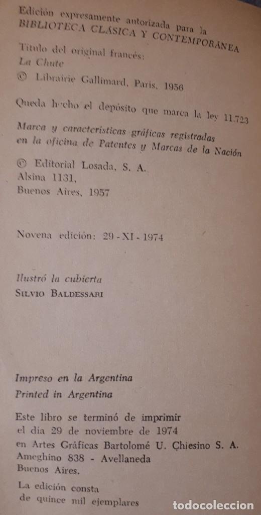 Libros de segunda mano: La ca&iacute;da &ndash; Albert Camus - Foto 2