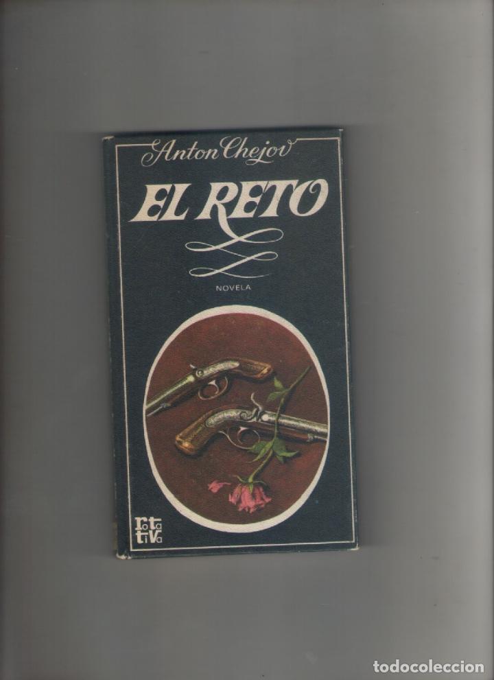 Libros de segunda mano: autor: ANTON P. CHEJOV- EL RETO-e.d. PLAZA JANES-a&ntilde;o 1969-medidas 18 X 10 Cm-Tapa dura-PAGINAS 154-