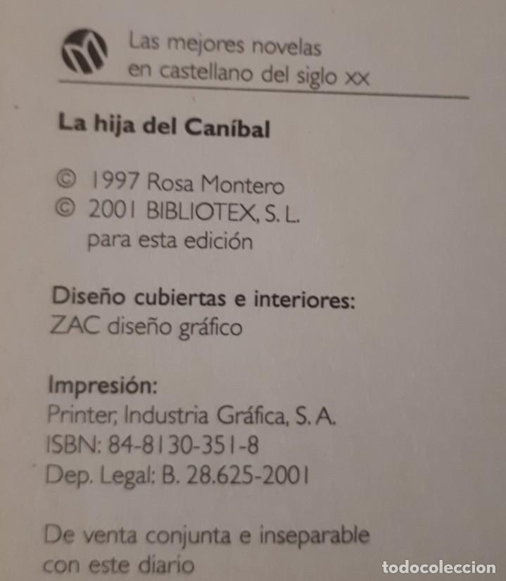 Libros de segunda mano: La hija del can&iacute;bal &ndash; Rosa Montero - Foto 2