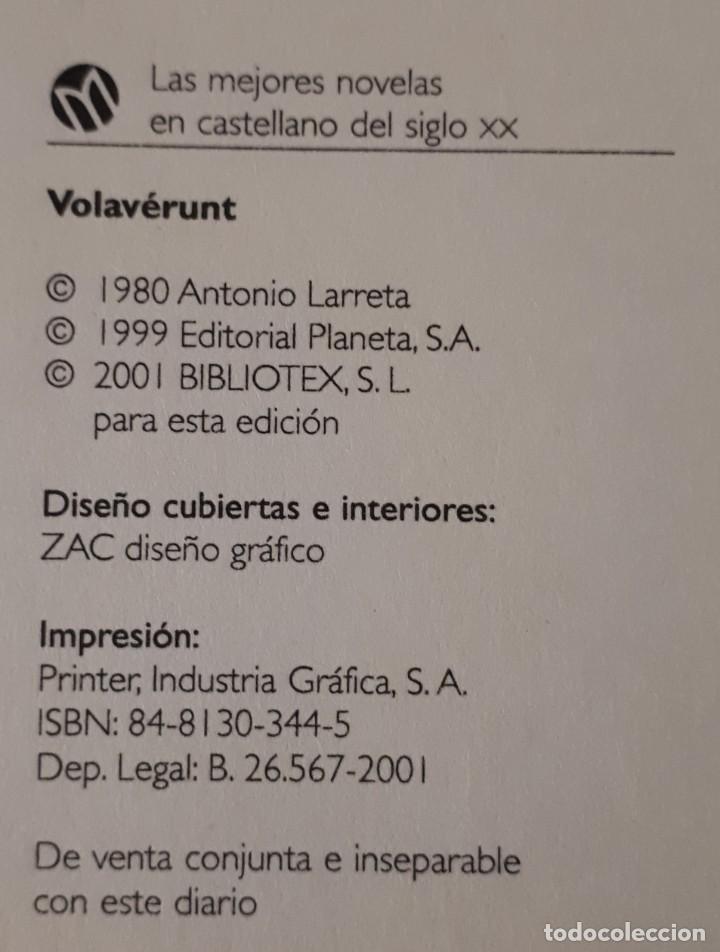 Libros de segunda mano: Volav&eacute;runt &ndash; Antonio Larreta - Foto 2