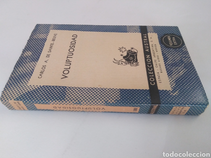 Libros de segunda mano: Voluptuosidad / Carlos A. de Sainte Beuve. Austral, 1069. - Foto 3