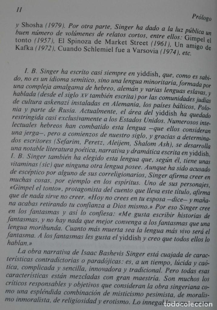 Libros de segunda mano: Isaac B. Singer -Obras selectas de Premios Nobel - Foto 7