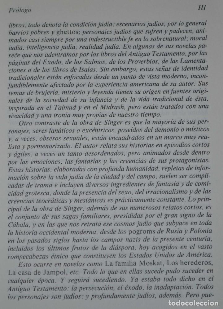 Libros de segunda mano: Isaac B. Singer -Obras selectas de Premios Nobel - Foto 8