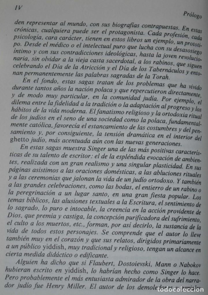 Libros de segunda mano: Isaac B. Singer -Obras selectas de Premios Nobel - Foto 9