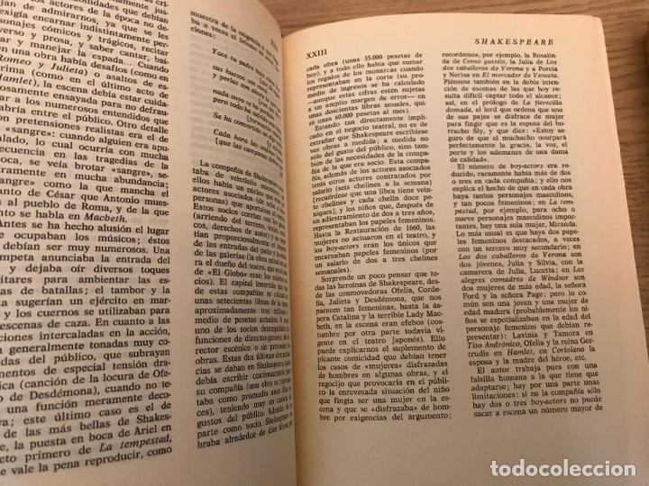 Libros de segunda mano: SHAKESPEARE - DRAMAS Y COMEDIAS -DOS TOMOS - 1967 - Foto 3
