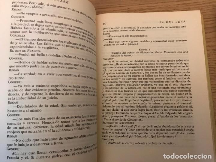 Libros de segunda mano: SHAKESPEARE - DRAMAS Y COMEDIAS -DOS TOMOS - 1967 - Foto 4
