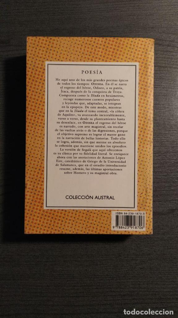 Libros de segunda mano: ODISEA.  HOMERO.  COLECCI&Oacute;N AUSTRAL.  EDITORIAL ESPASA CALPE - Foto 9