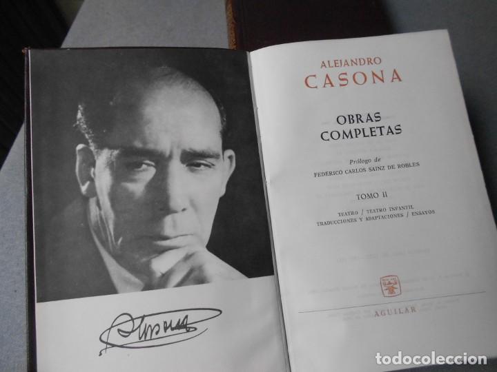 Libros de segunda mano: ALEJANDRO CASONA. DOS TOMOS. AGUILAR - Foto 4