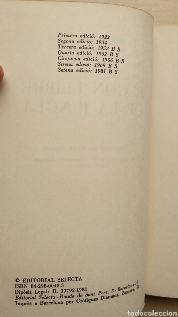 Libros de segunda mano: Segon llibre de la jungla. Rudyard Kipling. Biblioteca selecta 339, 1981. CATAL&Aacute;N. - Foto 5