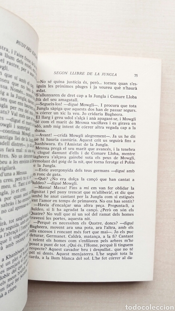 Libros de segunda mano: Segon llibre de la jungla. Rudyard Kipling. Biblioteca selecta 339, 1981. CATAL&Aacute;N. - Foto 6