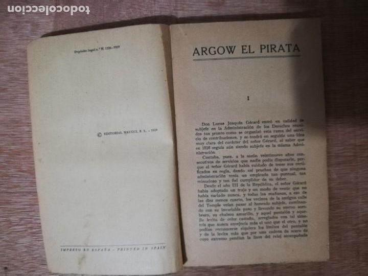 Libros de segunda mano: Argow el Pirata. H de Balzac - Foto 3