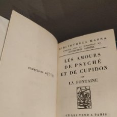 Libros de segunda mano: LES AMOURS DE PSYCHE ET DE CUPIDON - LA FONTAINE - PARIS 1939. Lote 193633863