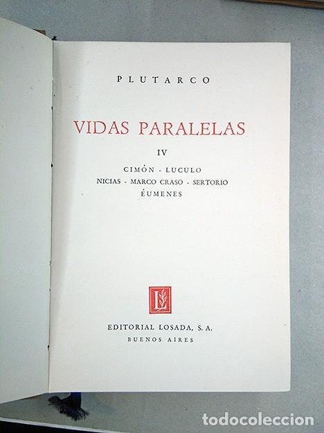 Vidas Paralelas. Plutarco. Traducción Directa D - Comprar Libros ...