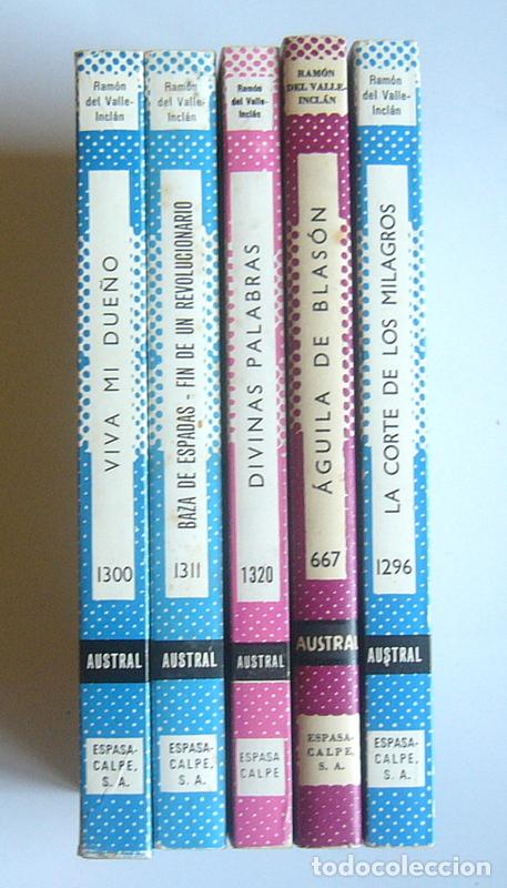 Libros de segunda mano: CINCO LIBROS DE RAMON DEL VALLE INCLAN - COLECCION AUSTRAL - Foto 2