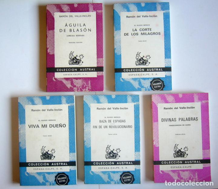 Libros de segunda mano: CINCO LIBROS DE RAMON DEL VALLE INCLAN - COLECCION AUSTRAL - Foto 1