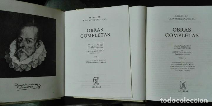 Libros de segunda mano: Miguel de Cervantes: OBRAS COMPLETAS. 1970 - Foto 2