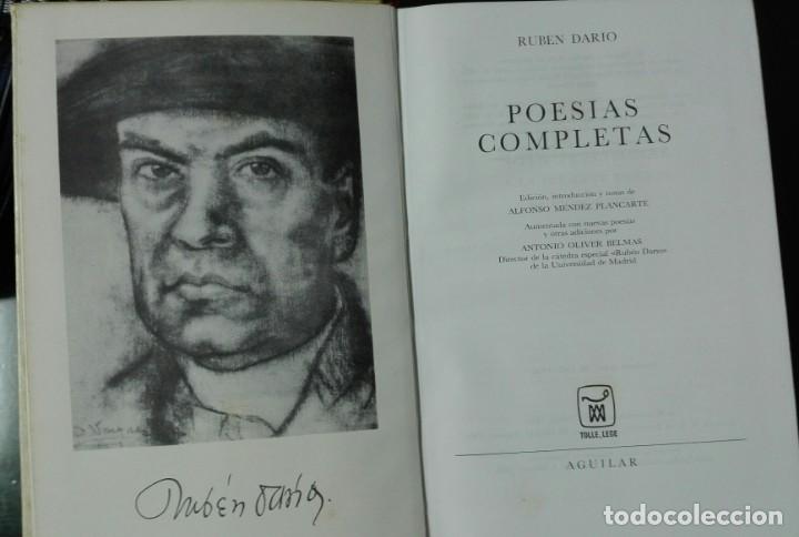 Libros de segunda mano: Rub&eacute;n Dar&iacute;o. Poes&iacute;as completas. 1970 - Foto 1