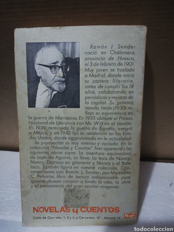 Libros de segunda mano: Nancy doctora en gitaner&iacute;a ,Ram&oacute;n J Sender - Foto 2