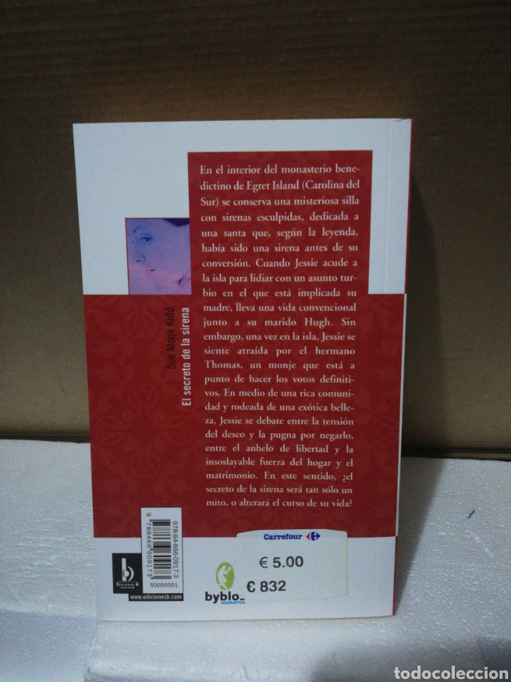 Libros de segunda mano: El secreto de la sirena. Sue monk Kidd. - Foto 2