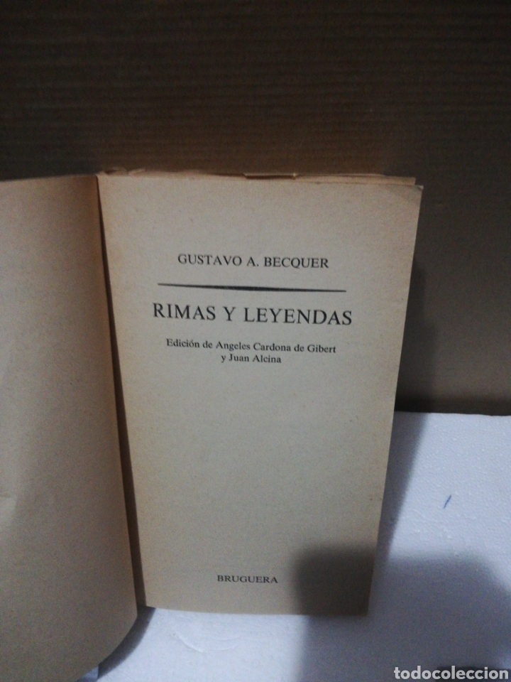 Libros de segunda mano: Rimas y leyendas .Gustavo Adolfo B&eacute;cquer .Editorial bruguera - Foto 4