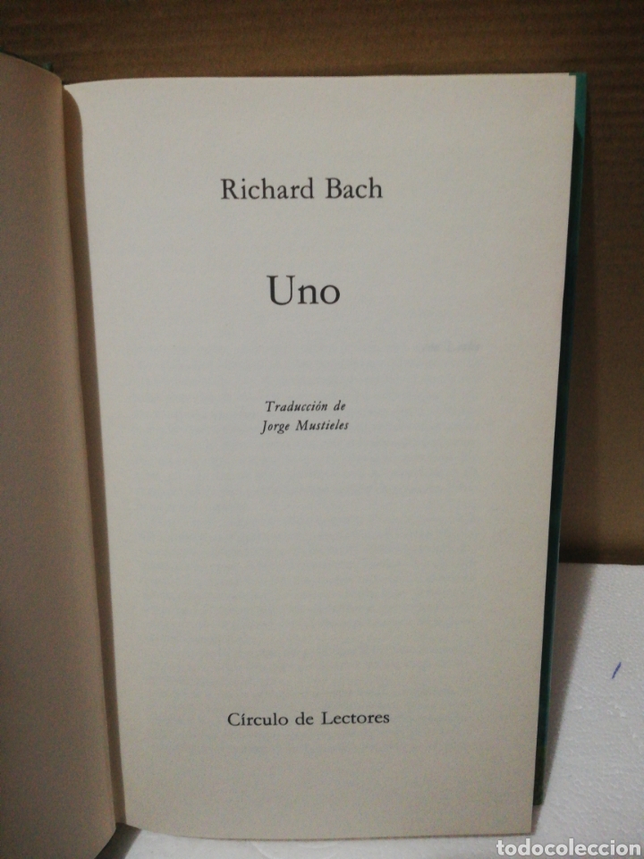 Libros de segunda mano: Uno. Richard Bach .C&iacute;rculo de lectores - Foto 3
