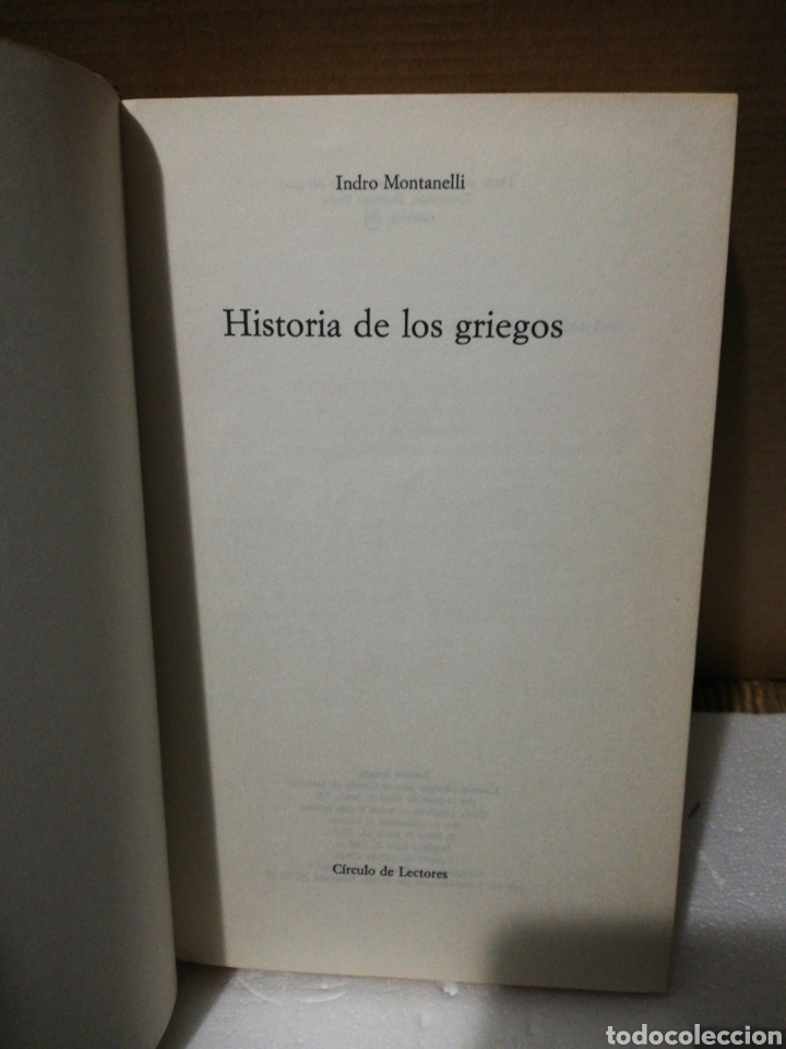 Libros de segunda mano: Historia de los griegos. Indro Montanelli - Foto 3