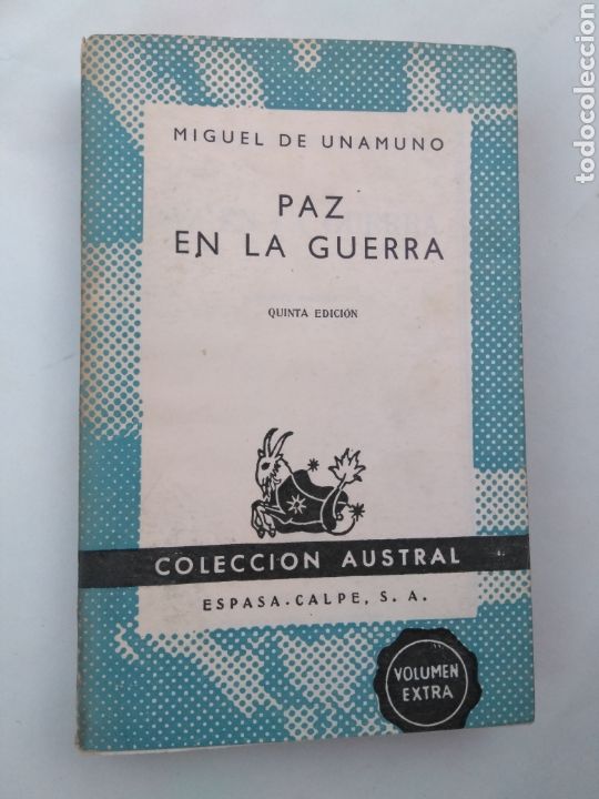 Libros de segunda mano: Paz en la guerra / Miguel de Unamuno - Foto 1