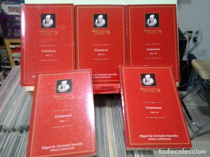 Libros de segunda mano: Comedias. Miguel de Cervantes - 5 tomos - Foto 1