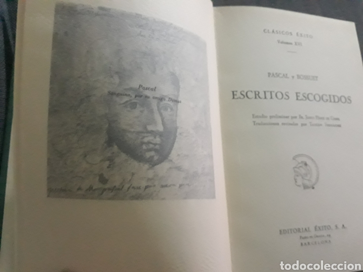 Libros de segunda mano: CL&Aacute;SICOS EXITO. ESCRITOS ESCOGIDOS. PASCAL-BOSSUET.N&deg;16 - Foto 2