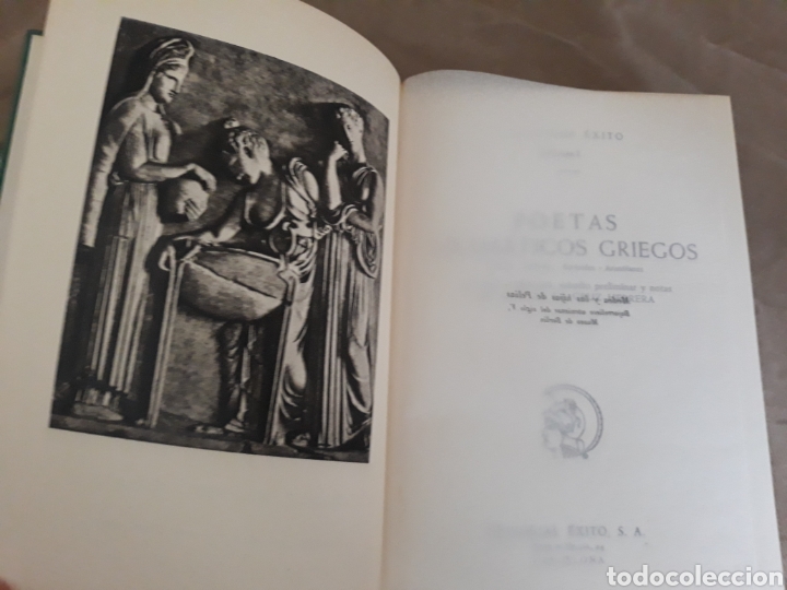 Libros de segunda mano: CL&Aacute;SICOS EXITO. POETAS DRAM&Aacute;TICOS GRIEGOS .N&deg; 1 . - Foto 2