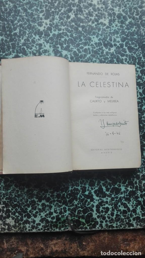 Libros de segunda mano: La Celestina Fernando de Rojas 1946 - Foto 2