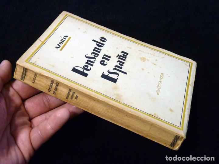 Libros de segunda mano: AZOR&Iacute;N. PENSANDO EN ESPA&Ntilde;A. BIBLIOTECA NUEVA, 1940 - Foto 2