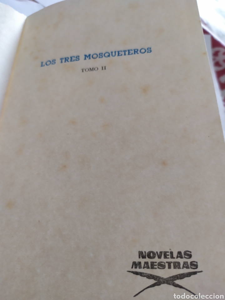 Libros de segunda mano: Los tres mosqueteros dos tomos 1 y dos - Foto 4